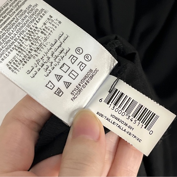 BCBGeneration Black Maxi Dress Chiffon Ruffle Spaghetti Strap Bridesmaid Sz XS - Picture 13 of 14